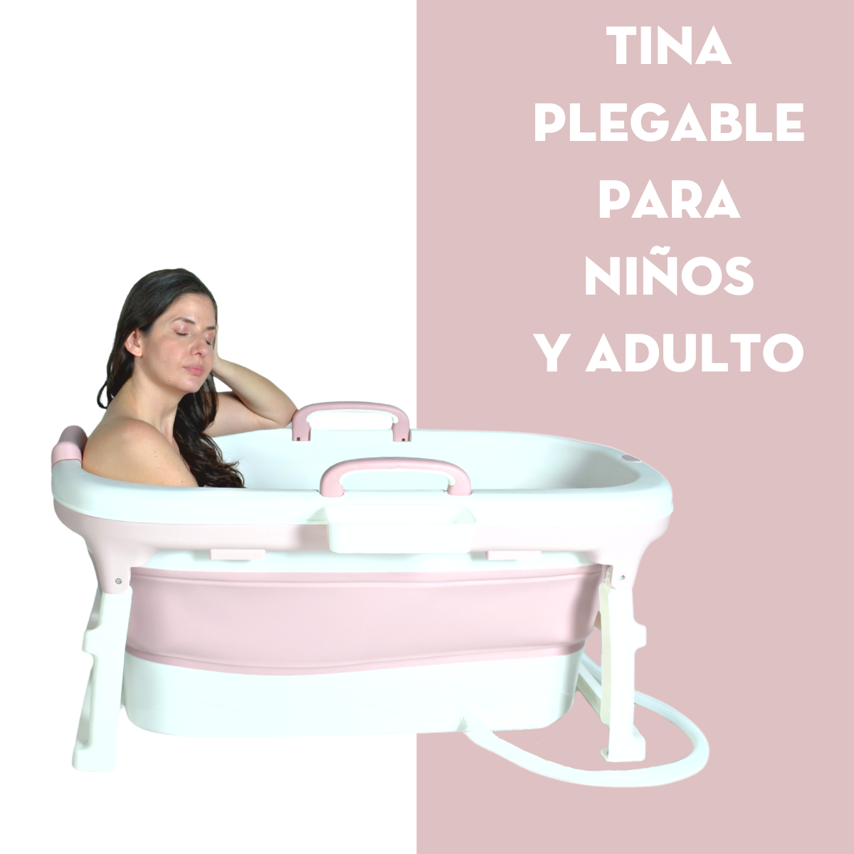 Tina / Bañera Plegable / Spa Niños Y Adulto Mediana